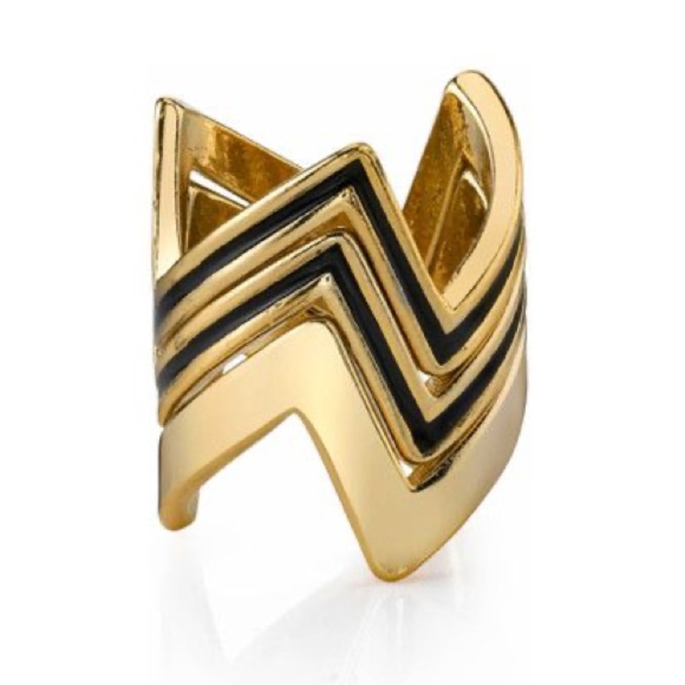 House Of Harlow 1960 Three Stacked Jagged Rings